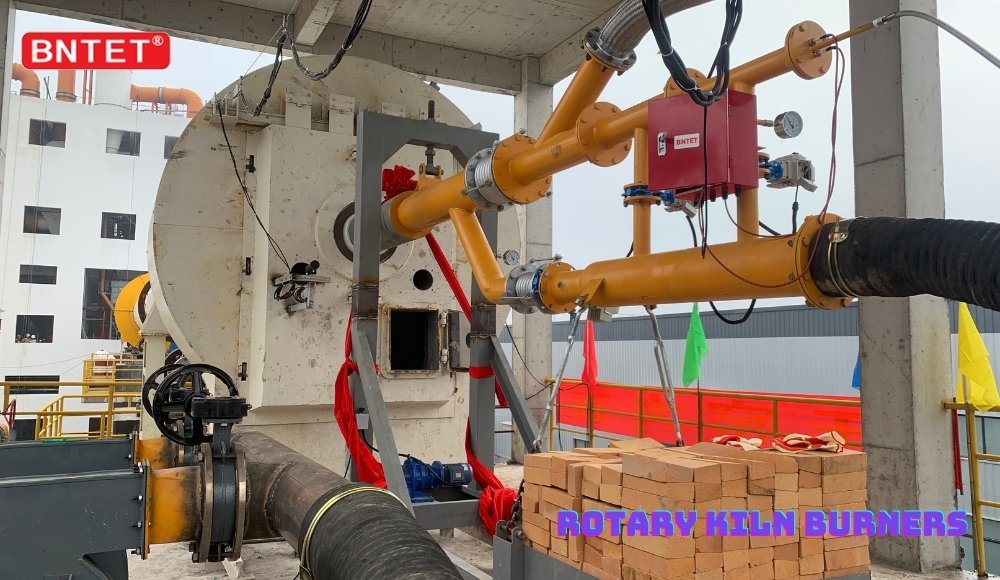 Rotary kiln burners