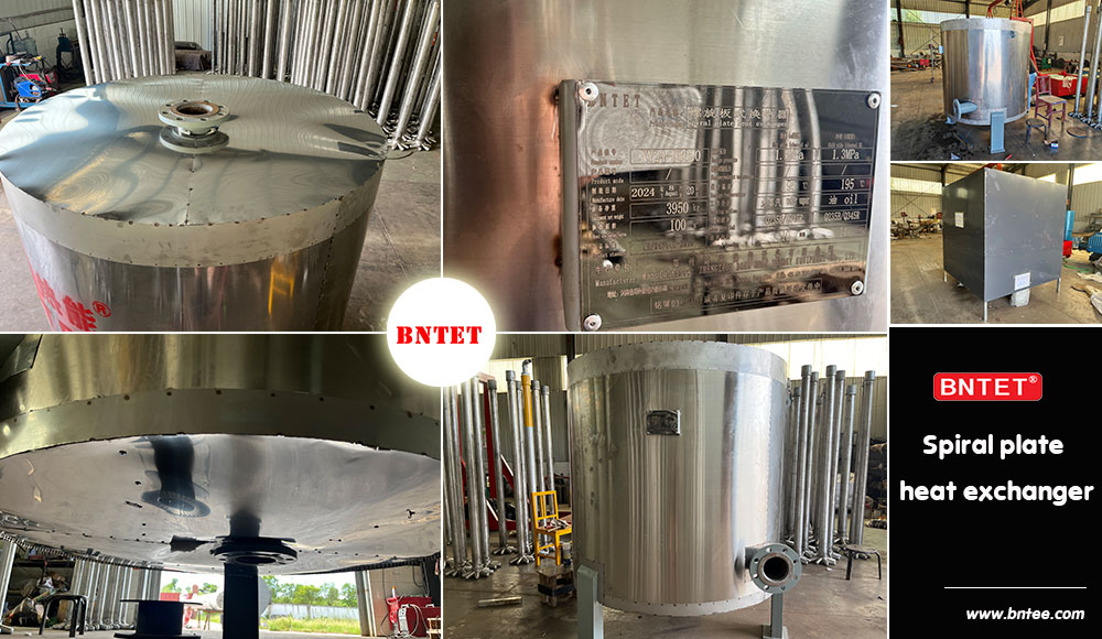 Spiral Plate Heat Exchanger for Vietnam Market 