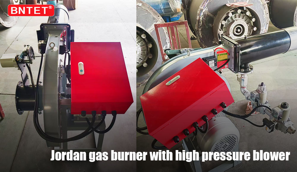 Jordan gas burner with high pressure blower 