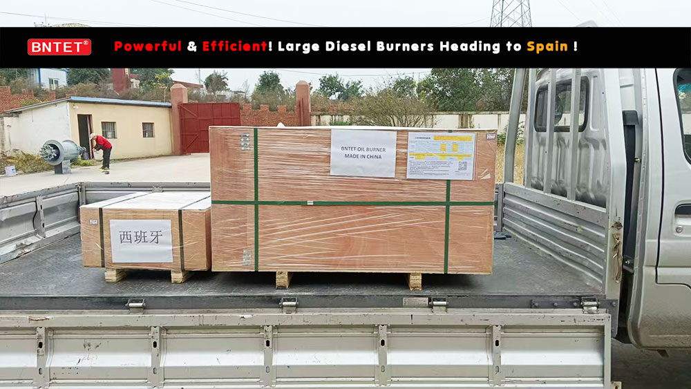 Large Diesel Burners Heading to Spain 